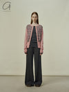 SWAYING 25 Spring/Summer Flared Wool Trousers SW-SW25PS3B12 Dark Gray SW25PS3B12